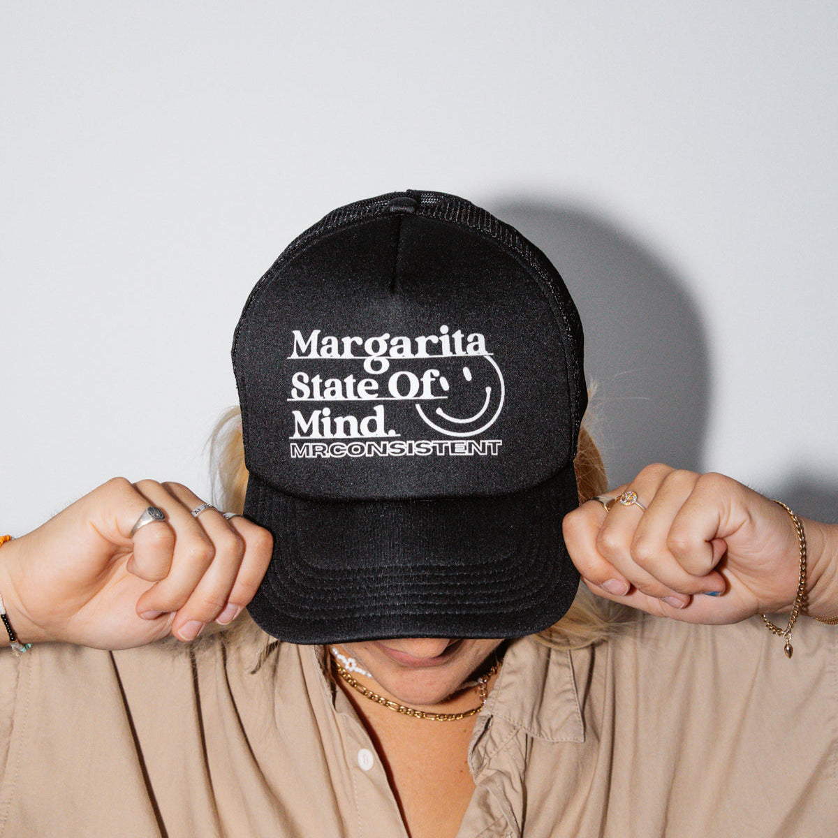 Margarita State of Mind - Black Trucker Cap