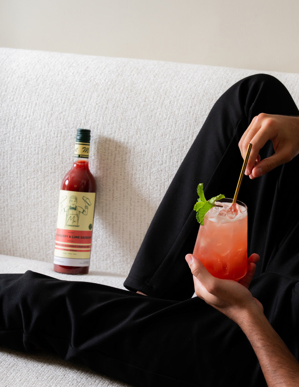 Strawberry & Lime Mixer - Premium Non-Alcoholic Mixer - 750ml