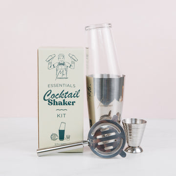 Essential Cocktail Shaker Kit - Stainless Steel